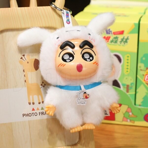 sg-11134201-7ra0v-m4oi9ywhvj0k88 Crayon Shin-chan Plush Toy Doll Blind Box Cartoon Animation Peripheral Decoration Small Gift Keychain
