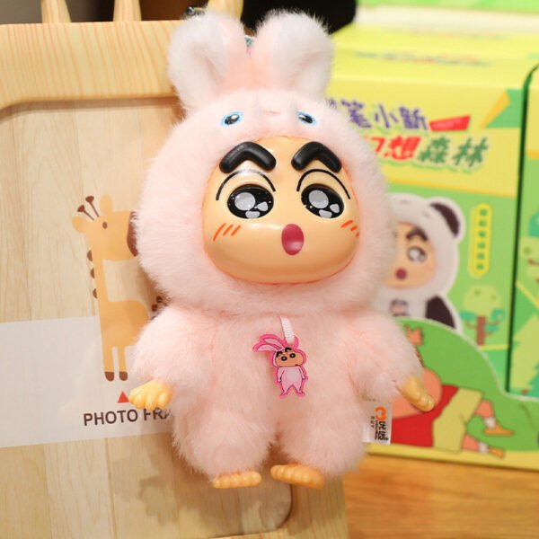 sg-11134201-7rfgf-m3bv3ca2yy3r3c Crayon Shin-chan Plush Toy Doll Blind Box Cartoon Animation Peripheral Decoration Small Gift Keychain