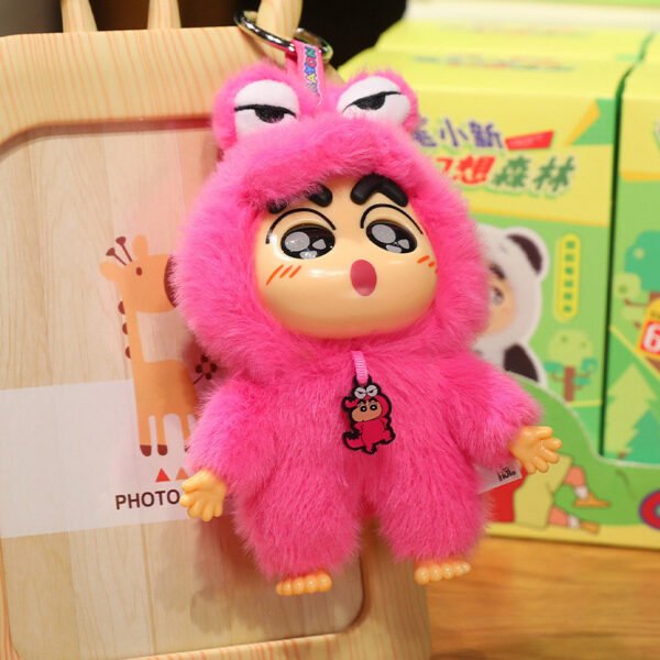 sg-11134201-7rfh3-m3bv3hnh2jbia0 Crayon Shin-chan Plush Toy Doll Blind Box Cartoon Animation Peripheral Decoration Small Gift Keychain
