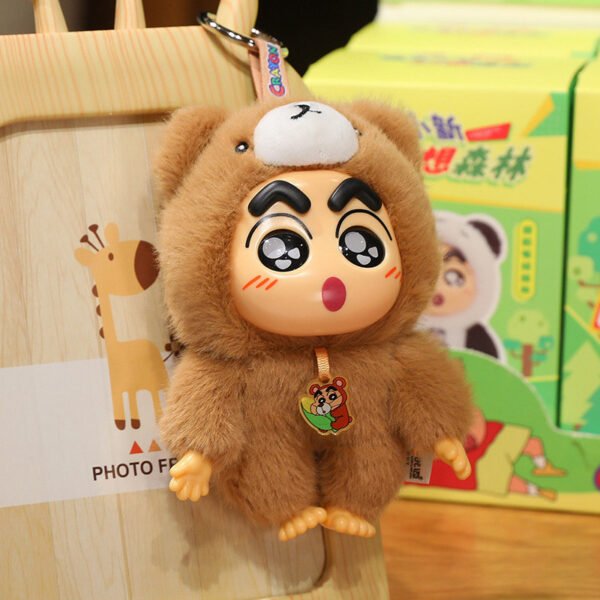 sg-11134201-7rfho-m3bv3f6eotc3b6 Crayon Shin-chan Plush Toy Doll Blind Box Cartoon Animation Peripheral Decoration Small Gift Keychain